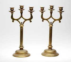 KANDELABRAR, 1 par, Jugend, 191020-tal.
