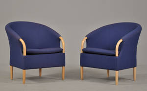 Nissen Gehl 2 hvilestole, model Opus, Nielaus Jeki møbler 2