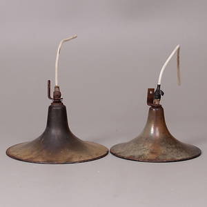 TAKARMATURER, 2 st. plåt, industri, 1900-tal.