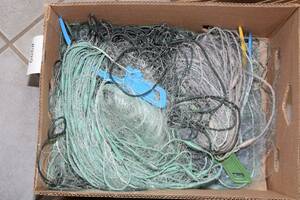 Fiskenät parti, ca 6 st