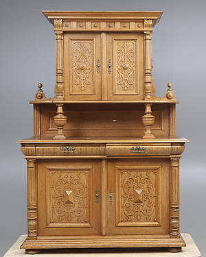 MATSALSSKÅP, nyrenässans, omkring 1900.