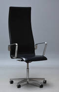 Arne Jacobsen. Højrygget Oxford kontorstol, model 3292 