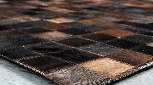 Koskindstæppe. Patchwork, 218 x 155 cm.  Denne vare er sat til omsalg under nyt varenummer 4379973