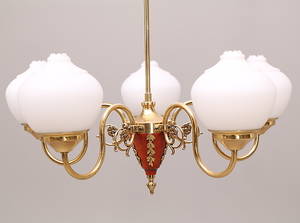 TAKARMATUR, mässing, femarmad, glaskupor, 193040-talet.