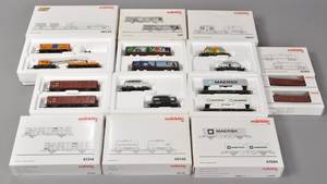 Märklin HO - diverse vognsæt i org. emb. 7 vognsæt