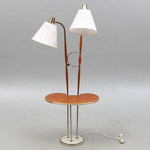 LAMPBORD, 2 ljusarmar, 195060-tal.