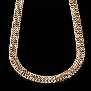 COLLIER, länk, 18k guld, Svedbom  Co, Bromma, vikt ca 25 gram.