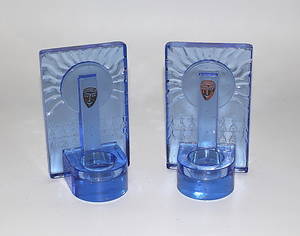 LJUSLYKTOR, 2 st,  glas,  KostaBoda, Bertil Vallien.