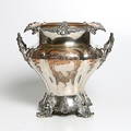 CHAMPAGNEKYLARE, nysilver, rokokostil. 18001900-tal.