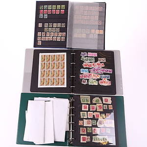 FRIMÄRKEN, svenska, 3 st album  brevförpackade.