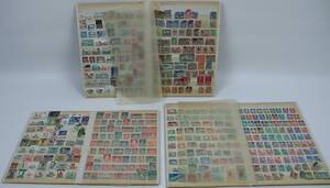 Frimärksalbum, 3 st, blandade länder