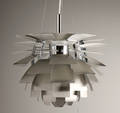 Poul Henningsen 1894 - 1967. Koglen i børstet stål, Ø 48 cm