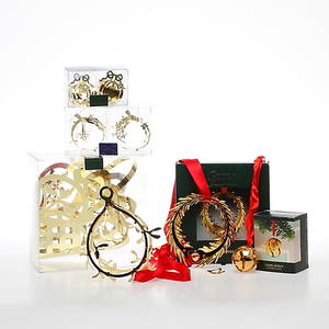 JULDEKORATIONER, 8 delar, Royal Copenhagen samt Georg Jensen.