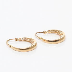 ÖRHÄNGEN 1 par, 18k guld, svensk import, 1900-tal.