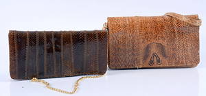 AFTONVÄSKOR, ormskinn.