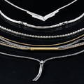 COLLIER, 5 st. Silver.