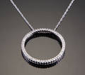 Diamant halssmykke, ca. 0.35 ct