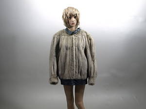 PÄLSJACKA, Saphirmink.