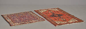2 persiske tæpper, Hamadan-området, 1900-tallet 2