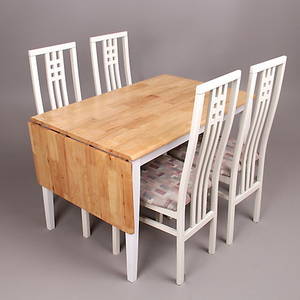 MATSALSGRUPP, 5 delar, furu, samtida.