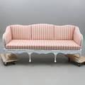 TRÅGSOFFA, rokokostil, 1900-tal.