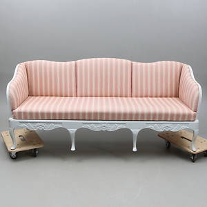 TRÅGSOFFA, rokokostil, 1900-tal.