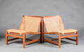 Rud Thygesen  Johnny Sørensen. Par loungestole lænestole fra Kongeserien 2 