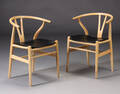 Hans J. Wegner. Y- stole, sæbebehandlet bøgetræ 2
