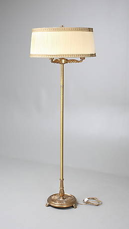 GOLVLAMPA, 3 ljusarmar, 194050-tal.