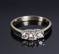 Brillantring af 14 kt. Guld, 0.49 ct.