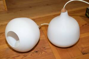Fönsterlampor teak 2 st, H 20 cm
