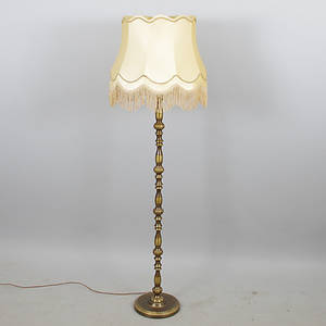 GOLVLAMPA, bronserad metall.