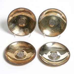 FAT, 4 st. Sterling silver, Tyskland. 1960-tal. Vikt 473 gram.