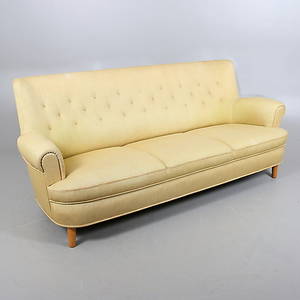 SOFFA, Hemmakväll, Carl Malmsten, O.H Sjögren, brickmärkt, 1900-tal.