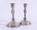 LJUSSTAKAR, silver, 1900-tal.