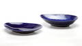 UPPLÄGGNINGSFATSKÅLAR, 2 st, flintgods, Blå Eld, Hertha Bengtsson, Rörstrand.