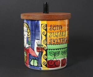 Burk med lock, Anita Nylund för Jie Gantofta