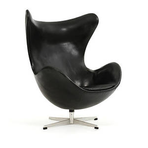 ARNE JACOBSEN. Fåtölj Ägget. Fritz Hansen, Danmark 1960-tal.