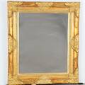 SPEGEL, 1900-TAL, FÖRGYLLD, 73 X 63 CM