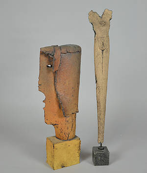 LUBOMIR SILAR  UNBEKANNT. Zwei Plastiken.