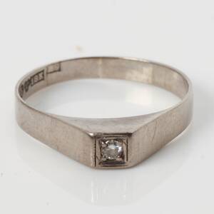 RING 18k, 1.8g, diamant