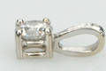 HÄNGE, 14K vitguld, diamant 0,40 ct.