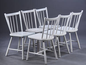 Dansk møbelproducent seks tremmestole 6