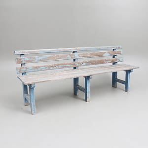 TRÄDGÅRDSSOFFA, trä, 1900-tal.