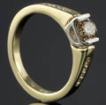 Brillant ring ca. 0.64 ct.