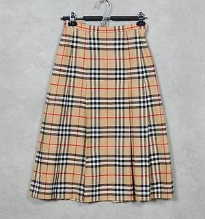 BURBERRY, kjol, ull.