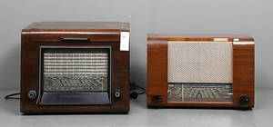 RADIOAPPARATER, 2 st, 1900-talets mitt.