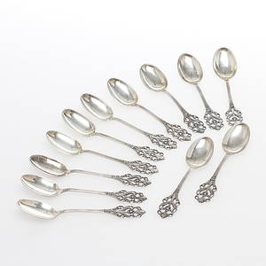 MOCCASKEDAR, 12 st, silver, Norge, 1900-tal.