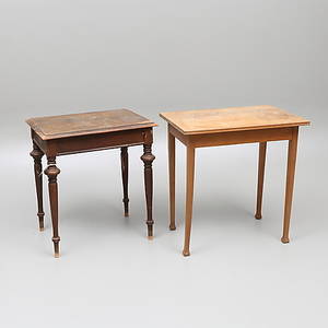 FÖNSTERBORD, 2 st, 18-1900-tal.