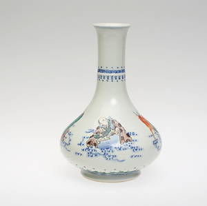 VAS, porslin, Kina, Longqing stil, 1900-tal.